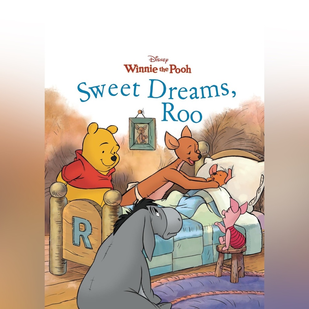Disney Winnie the Pooh Sweet Dreams Book with Colorful Characters